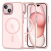 Tech-Protect MagMat MagSafe Hülle für Apple iPhone 15, Pink/Clear