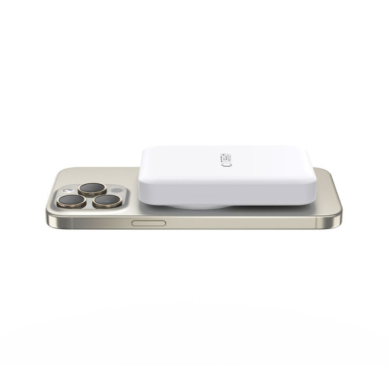 Tech-Protect PB11 LifeMag MagSafe Powerbank 10000 mAh, 15 W, Weiß