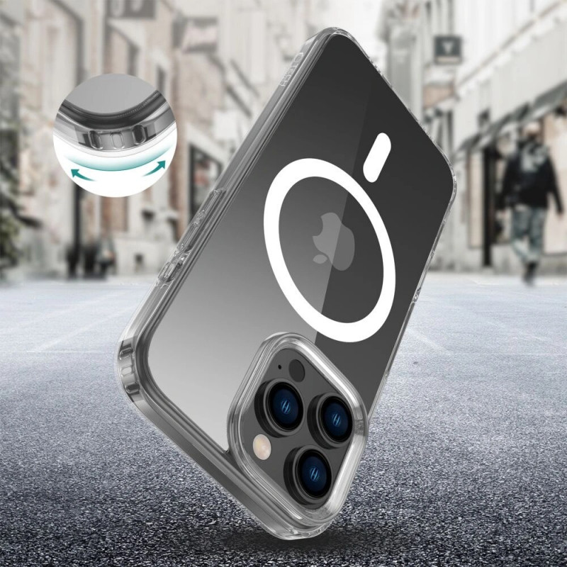 Tech-Protect Flexair Hybrid MagSafe Hülle für Apple iPhone 16 Pro Max, transparent