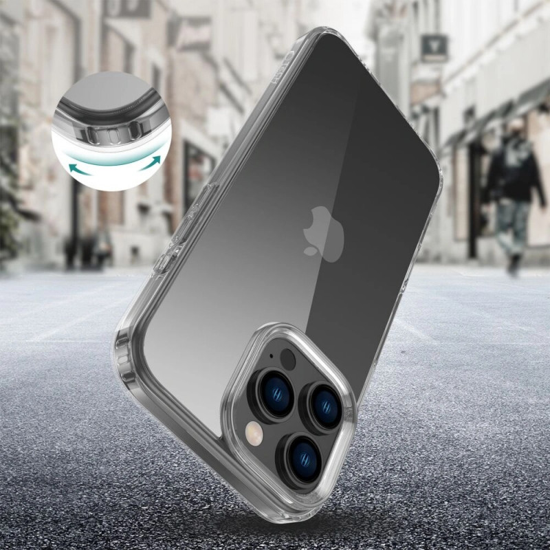 Tech-Protect Flexair Hybrid Hülle für Apple iPhone 16 Pro Max, transparent