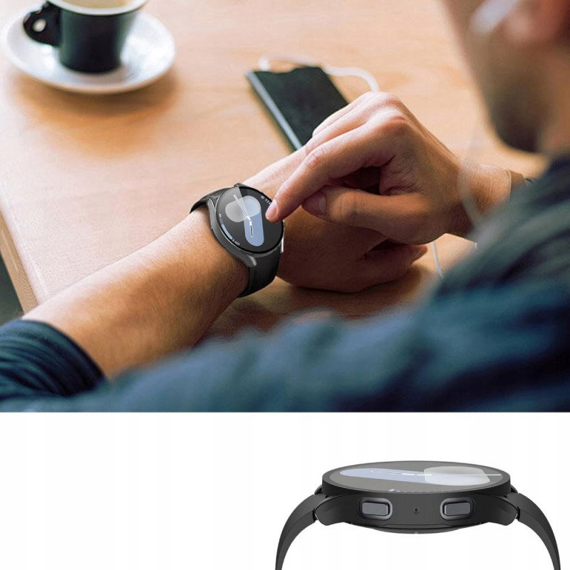 Tech-Protect Defense360 Hülle für Samsung Galaxy Watch 4 / 5 / FE, 40 mm, Schwarz