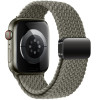 Tech-Protect Nylonmag Armband für Apple Watch 4/5/6/7/8/9/SE/Ultra 1/2, 42/44/45/49 mm, Olive Grey