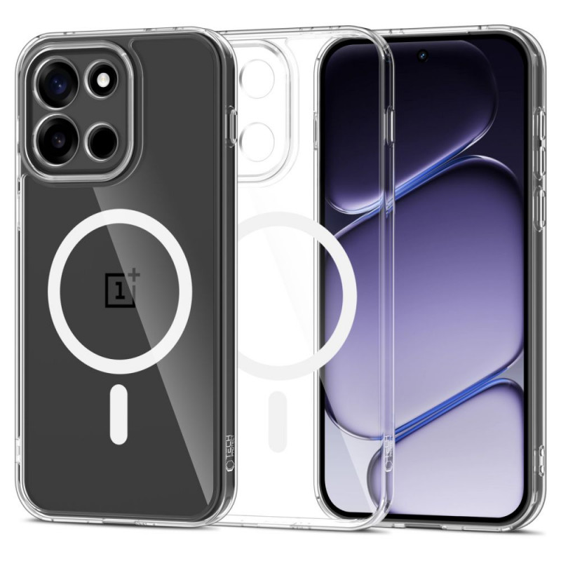 Tech-Protect FlexAir Hybrid MagSafe Hülle für OnePlus Nord 6, Transparent (THP5525)