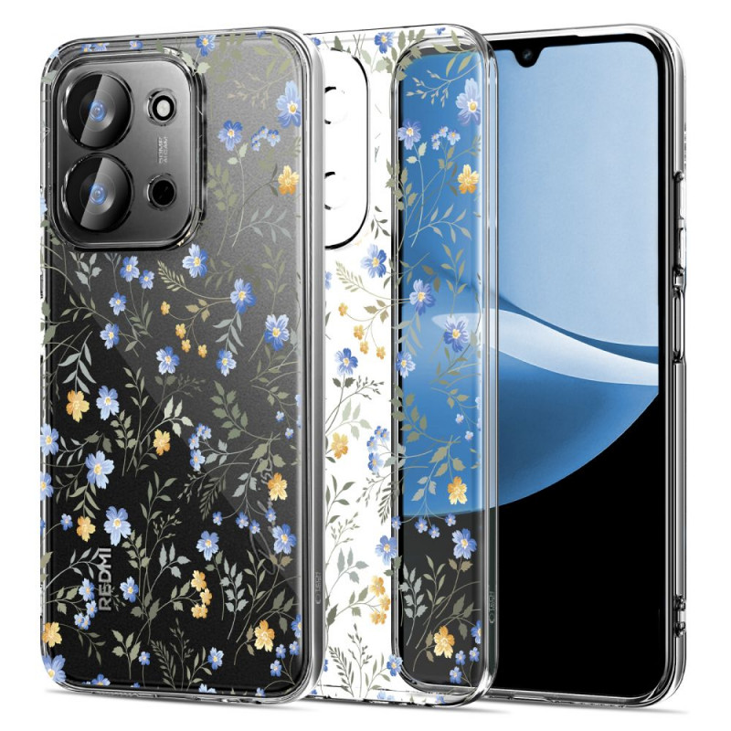 Tech-Protect FlexAir Hülle für Xiaomi Redmi 15C / Poco C85 (173 mm), Daisies with Leaves