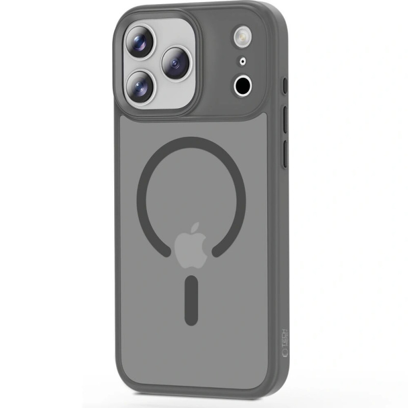 Tech-Protect Magmat MagSafe Hülle für Apple iPhone 17 Pro Max, mattes Kreidegrau