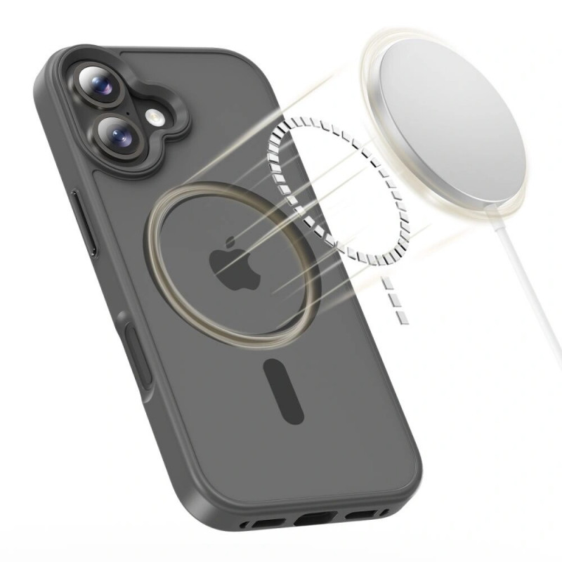 Tech-Protect Magmat MagSafe Hülle THP4950 für Apple iPhone 17, mattes Kreidegrau