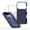 Tech-Protect Silikon MagSafe Hülle für Apple iPhone 17 Pro, Deep Blue
