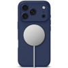 Tech-Protect Silikon MagSafe Hülle für Apple iPhone 17 Pro, Deep Blue