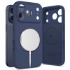 Tech-Protect Silikon MagSafe Hülle für Apple iPhone 17 Pro Max, Deep Blue