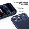 Tech-Protect Magmat Hülle für Apple iPhone 17 Pro, Matte Deep Blue