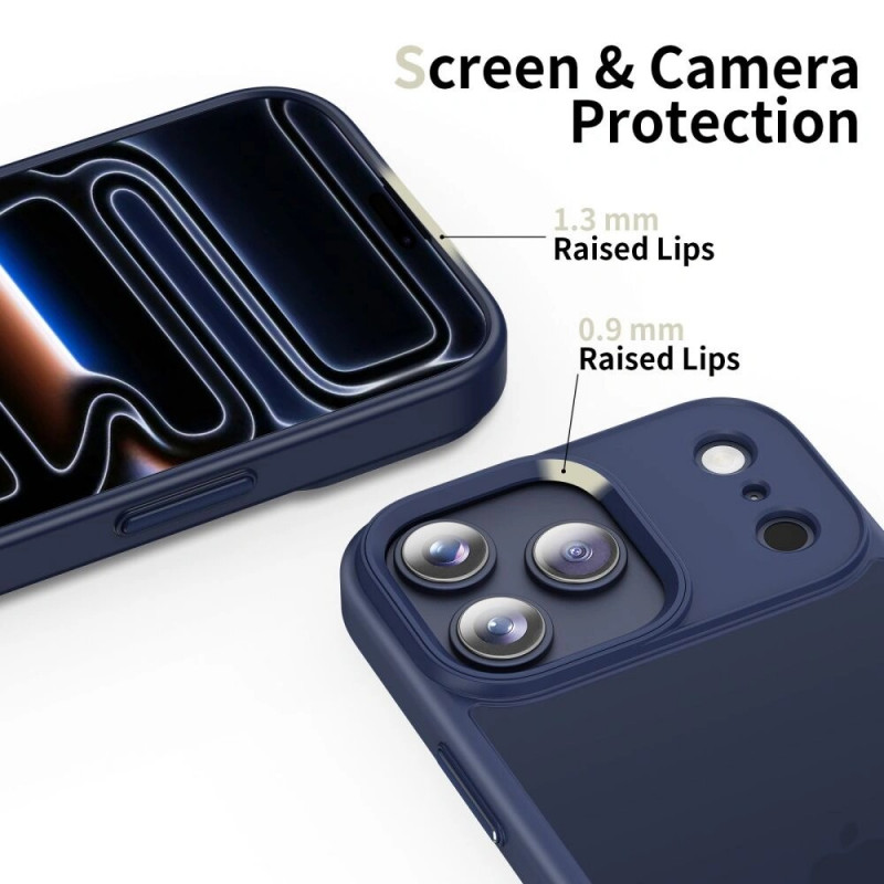 Tech-Protect Magmat Hülle für Apple iPhone 17 Pro, Matte Deep Blue