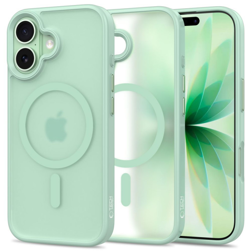 Tech-Protect MagMat MagSafe Hülle für Apple iPhone 17, Matte Sage
