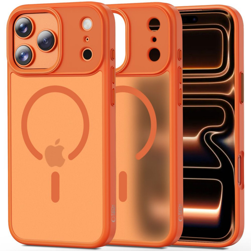 Tech-Protect Magmat MagSafe Hülle für Apple iPhone 17 Pro Max, mattes Cosmic Orange