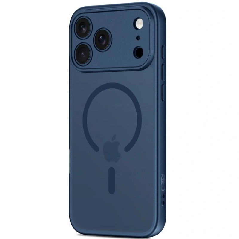Tech-Protect BasicMag MagSafe Hülle für Apple iPhone 17 Pro, Mattschwarz Dunkelblau