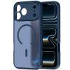 Tech-Protect BasicMag MagSafe Hülle für Apple iPhone 17 Pro, Mattschwarz Dunkelblau