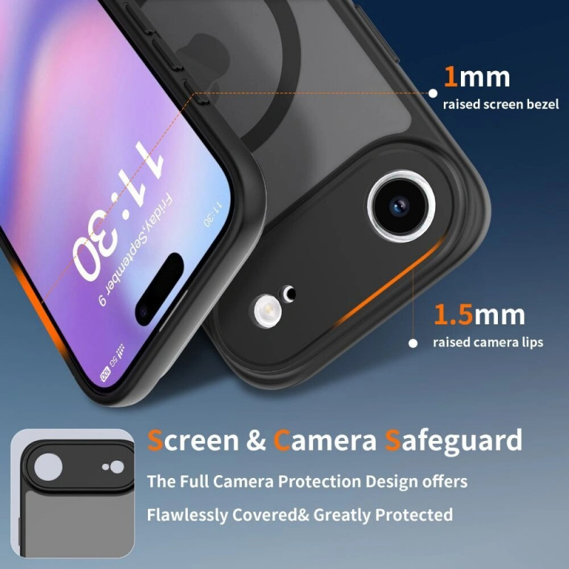 Tech-Protect BasicMag MagSafe Hülle für Apple iPhone 17 Pro, mattes Cosmic Orange