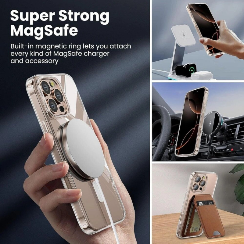 Tech-Protect TP Flex MagSafe Hülle für Apple iPhone 16 Pro Max, transparent