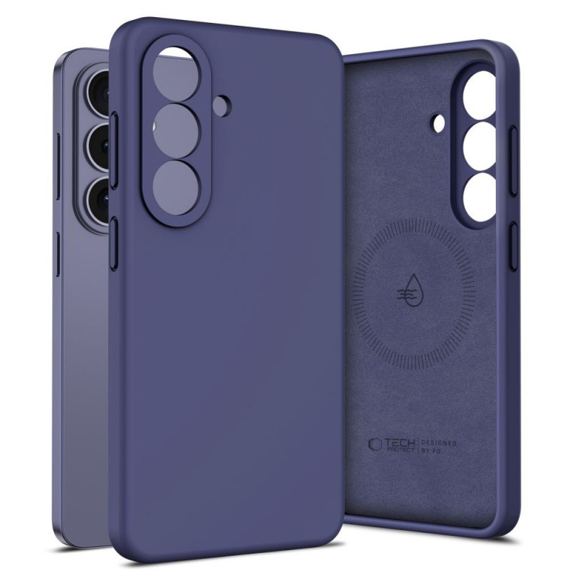 Tech-Protect Silikon MagSafe Hülle für Samsung Galaxy S26, Cobalt Violet