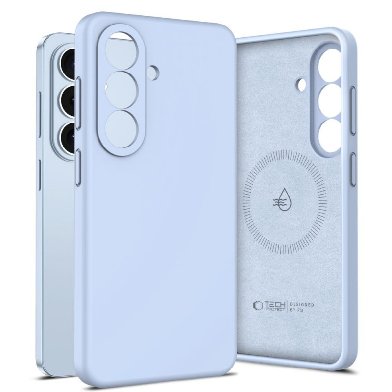 Tech-Protect Silikon MagSafe Hülle für Samsung Galaxy S26, Sky Blue