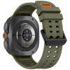 Tech-Protect Silikon-Air-Armband für Samsung Galaxy Watch Ultra 1 / 2 (2024-2026) 47 mm, Olive Green