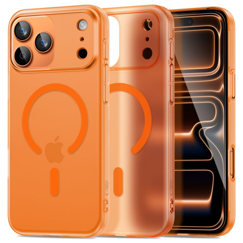 Tech-Protect Magslim MagSafe Hülle Apple iPhone 17 Pro Max mattes Cosmic Orange