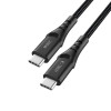 Tech-Protect Ultraboost UB11T USB-C-auf-USB-C-Kabel PD 240W, 100 cm, Schwarz