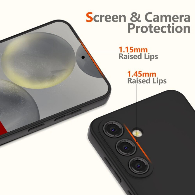 Tech-Protect Icon Samsung Galaxy A26 5G Silikonhülle, Schwarz