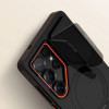 Tech-Protect Kevlar Aura MagSafe Hülle für Samsung Galaxy S25 Ultra, Schwarz/Orange