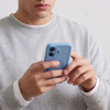 Tech-Protect MagPeak MagSafe CC Hülle für Apple iPhone 17, Matte Mist Blue