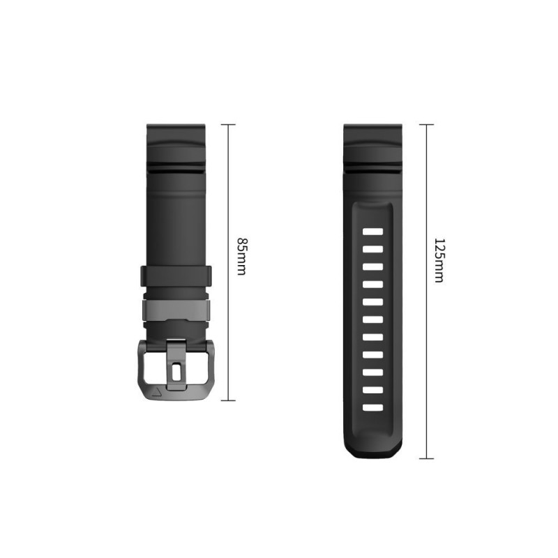 Tech-Protect Motion Garmin Fenix 5X / 5X Plus / 6X / 6X Pro / 7X / 8 / 8 Pro / 9 / 9 Pro Uhrenarmband (47 mm), Schwarz