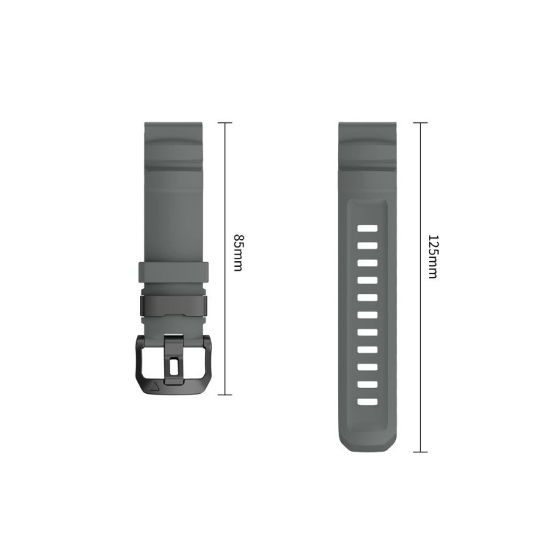 Tech-Protect Motion Garmin Fenix 5X / 5X Plus / 6X / 6X Pro / 7X / 8 / 8 Pro / 9 / 9 Pro Uhrenarmband (47 mm), Storm Grey