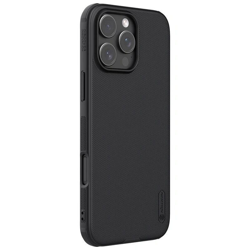Nillkin Super Frosted Shield Pro Hülle für Apple iPhone 16 Pro, Schwarz