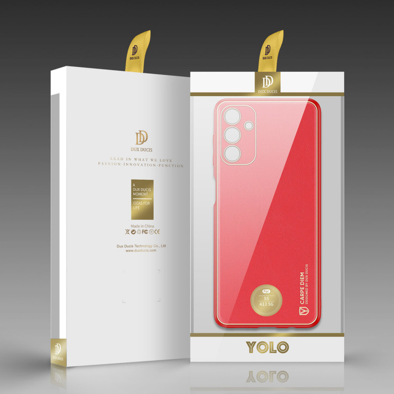 Dux Ducis Yolo Hülle für Samsung Galaxy A13 5G, Rot