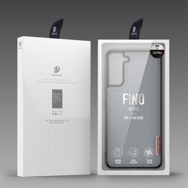 Dux Ducis Fino Nylon Hülle für Samsung Galaxy S22+ (S22 Plus), Blau