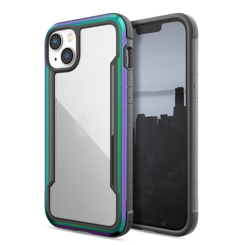 X-Doria Raptic Shield Hülle für Apple iPhone 14 Plus / 15 Plus, Iridescent