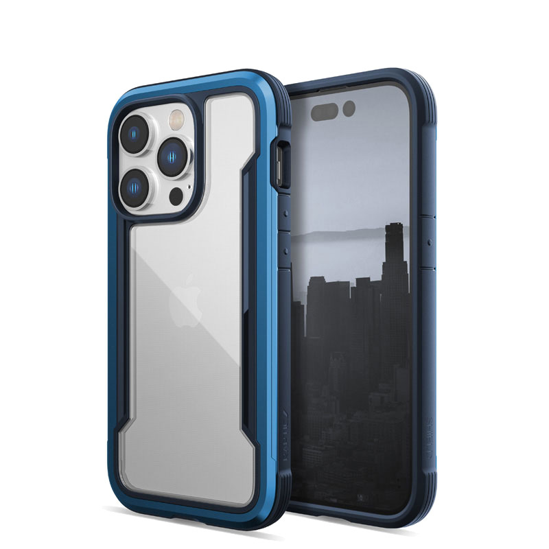 X-Doria Raptic Shield Hülle für Apple iPhone 14 Pro, Marine Blue