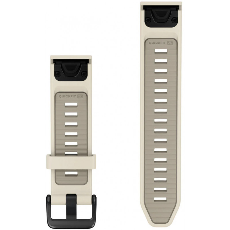 Garmin QuickFit Armband 20 mm, Silikon, Cream / French Gray (010-14506-04)
