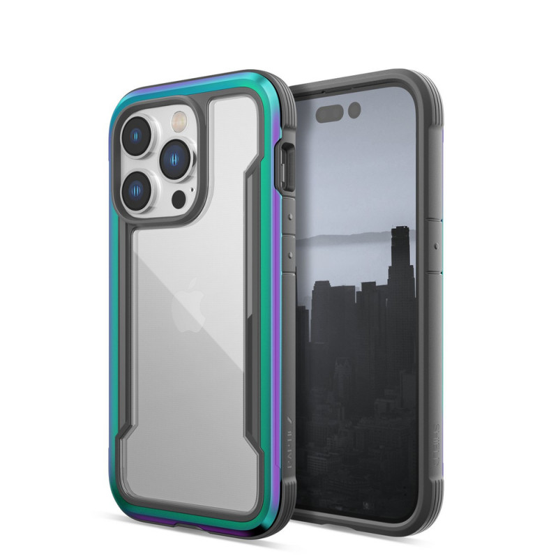 X-Doria Raptic Shield Hülle für Apple iPhone 14 Pro, Iridescent