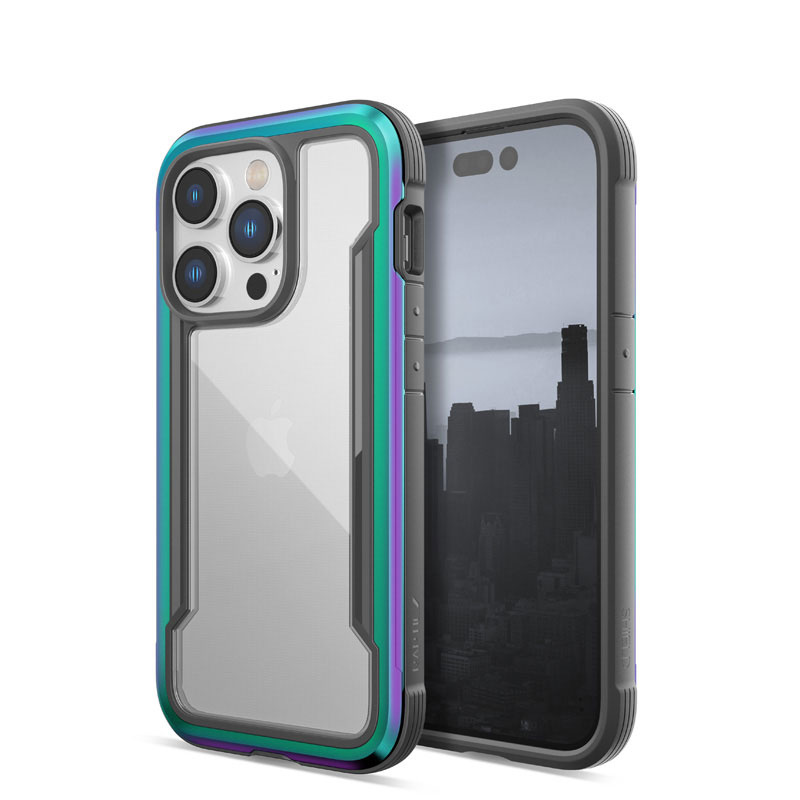 X-Doria Raptic Shield Hülle für Apple iPhone 14 Pro, Iridescent