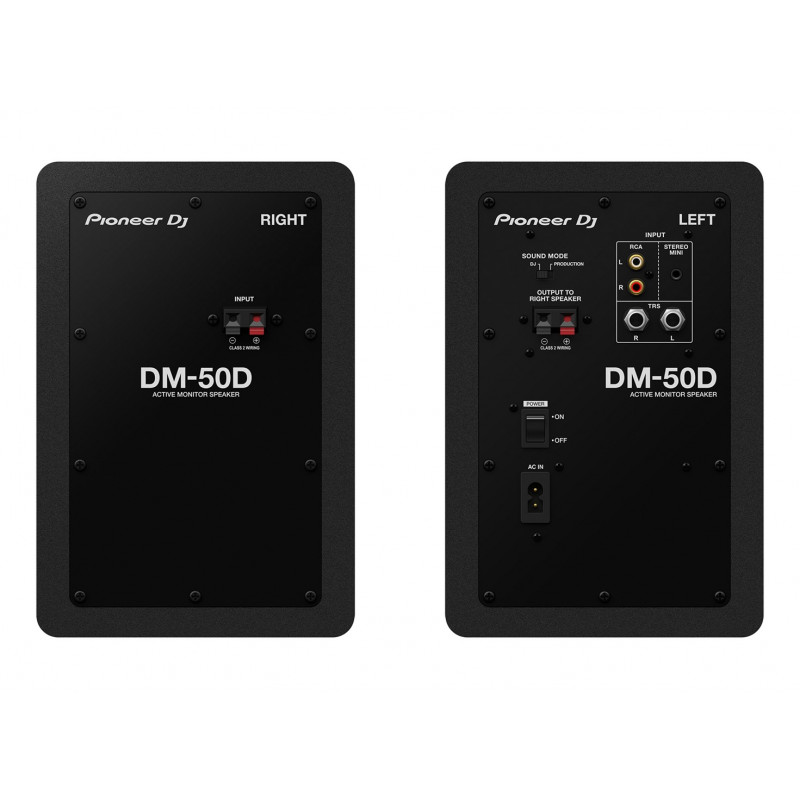 Pioneer DM-50D 2-Wege-Lautsprecher, kabelgebunden, 50 W, schwarz