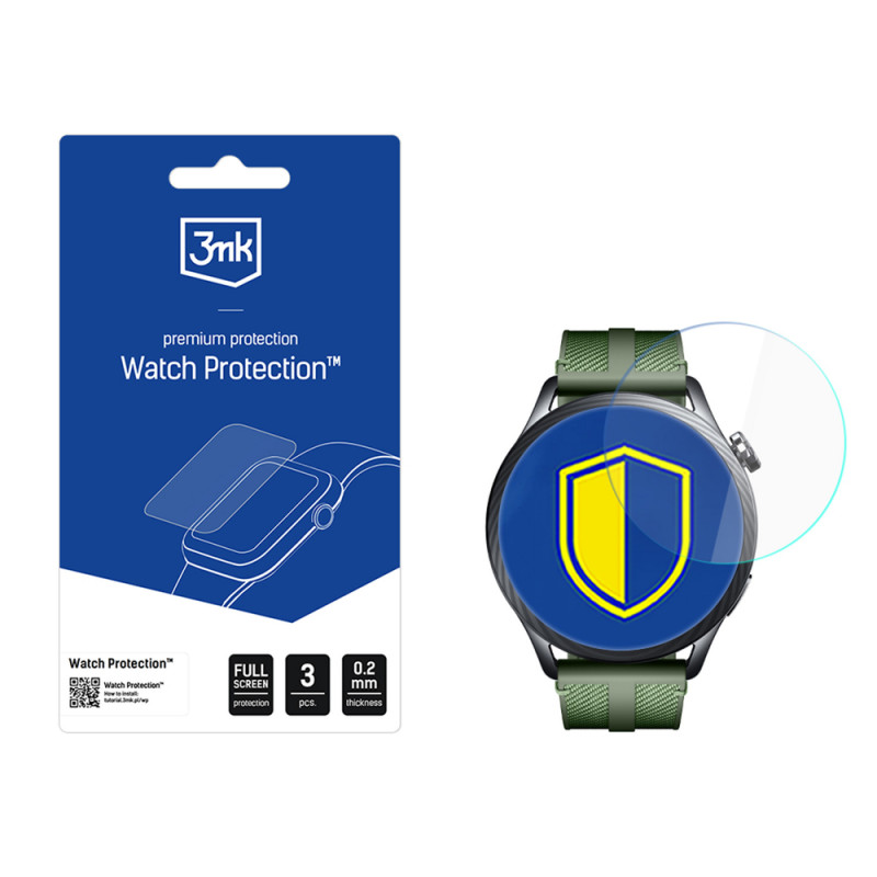 3MK FlexibleGlass Watch Xiaomi Watch S5 46 mm Hybridglas Displayschutzfolie