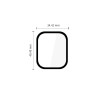 Tech-Protect Glass Flex+ Huawei Watch Fit 5 Hybridglas, Schwarz (2 Stk.)
