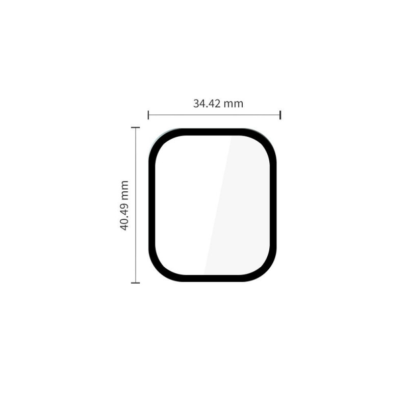Tech-Protect Glass Flex+ Huawei Watch Fit 5 Hybridglas, Schwarz (2 Stk.)