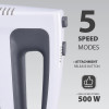 MAESTRO MR-502 Handmixer, 500 W, Weiß/Schwarz