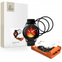 Tech-Protect Easy Set Flex+ Hybridglas für Xiaomi Watch 5 (3 Stk.), Schwarz