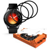 Tech-Protect Easy Set Flex+ Hybridglas für Xiaomi Watch 5 (3 Stk.), Schwarz