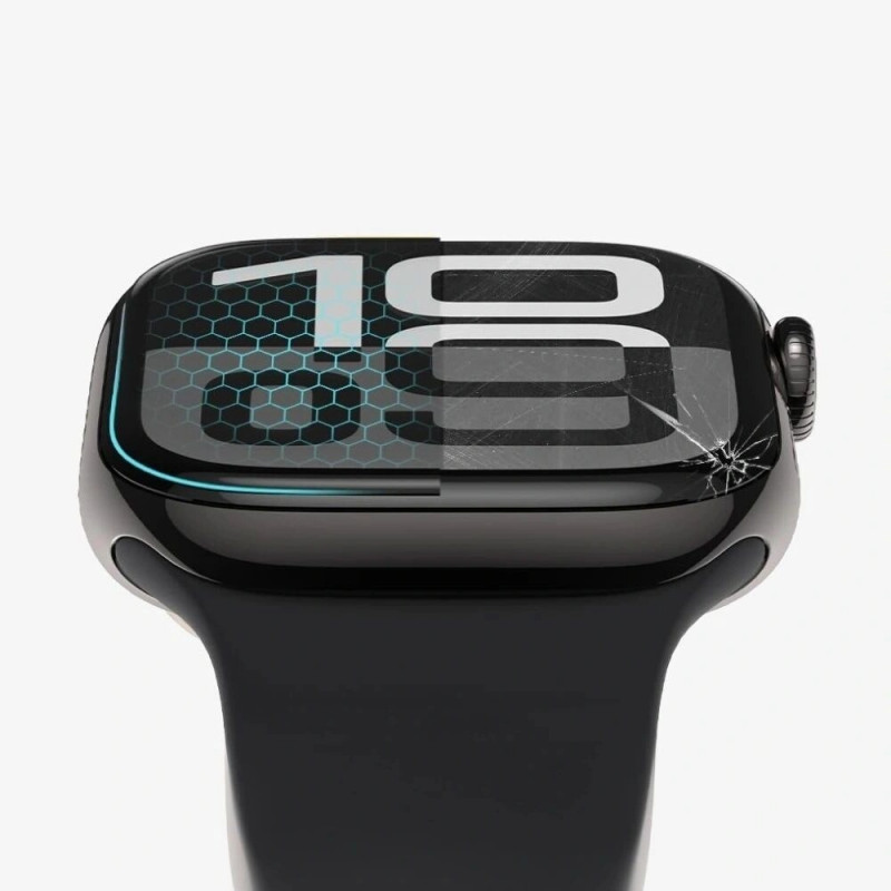 Tech-Protect Glass Flex+ Hybridglas für Garmin Forerunner 970 / 570 47 mm (2 Stk.), Schwarz