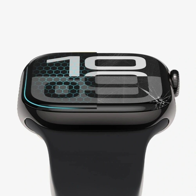 Tech-Protect Glass Flex+ Hybridglas für Huawei Watch 5 42 mm (2 Stück), Schwarz