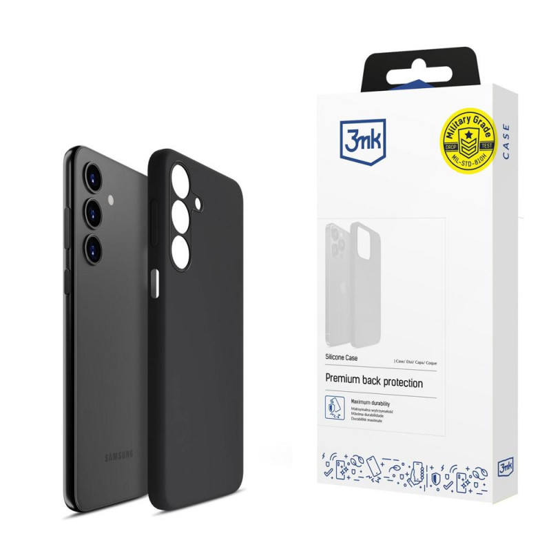 3MK Silicone Case Samsung Galaxy A15 5G, schwarz