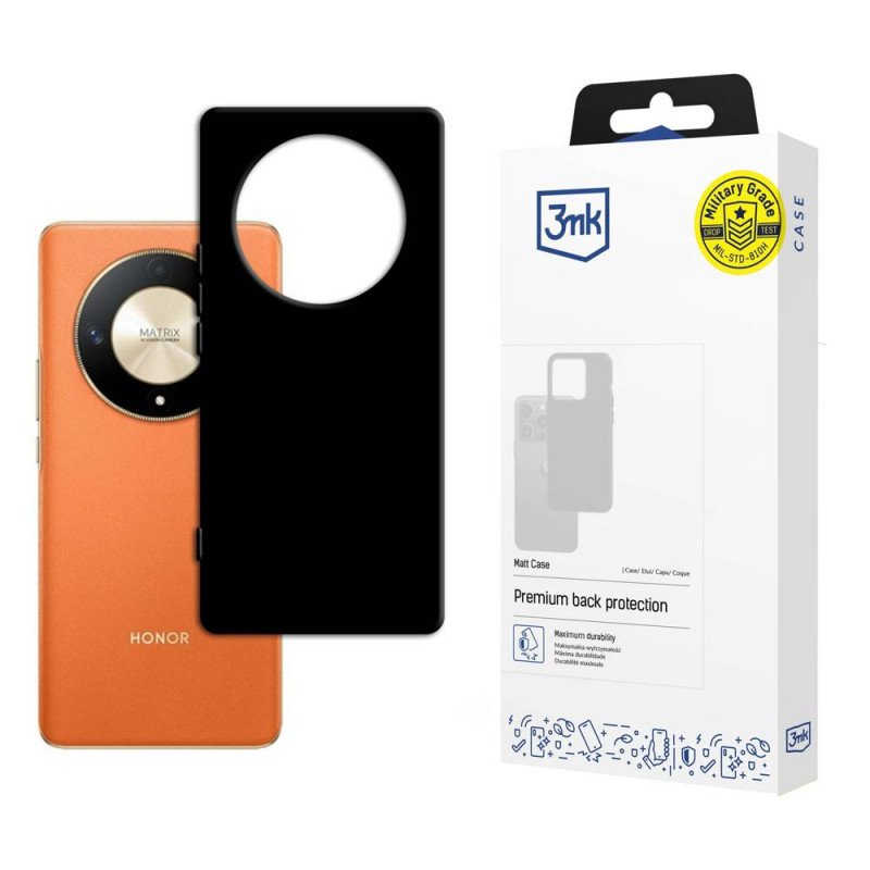3MK Matt Case für Honor Magic 6 Lite 5G, Schwarz